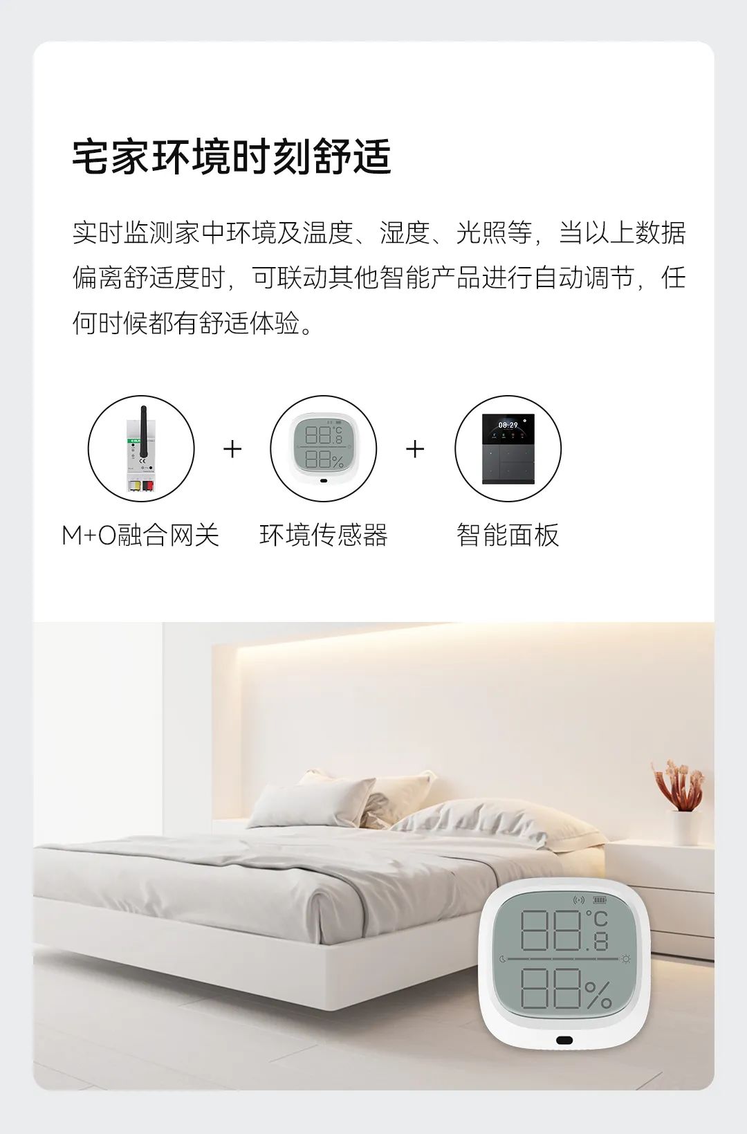 智能面板、安防傳感器