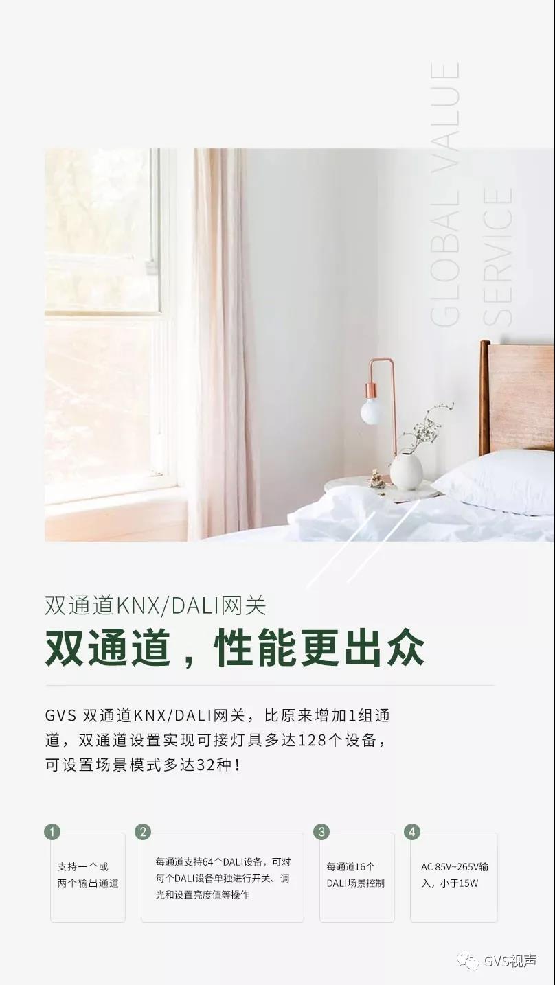 GVS 雙通道KNX/DALI網(wǎng)關